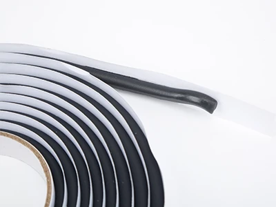 The middle core of the roll is white butyl windscreen sealant