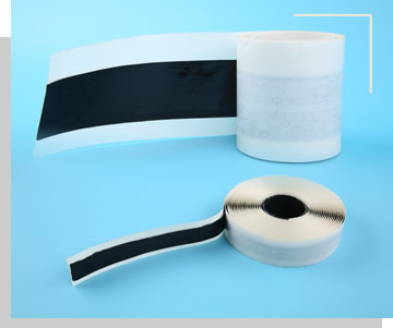 Two pieces of double sided butyl tape in different sizes.