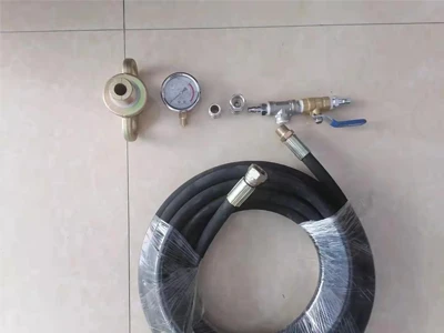 Total accessories display of high pressure pipeline blocking airbag