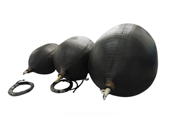 3 high pressure pipeline blocking airbags and 2 high pressure pipes