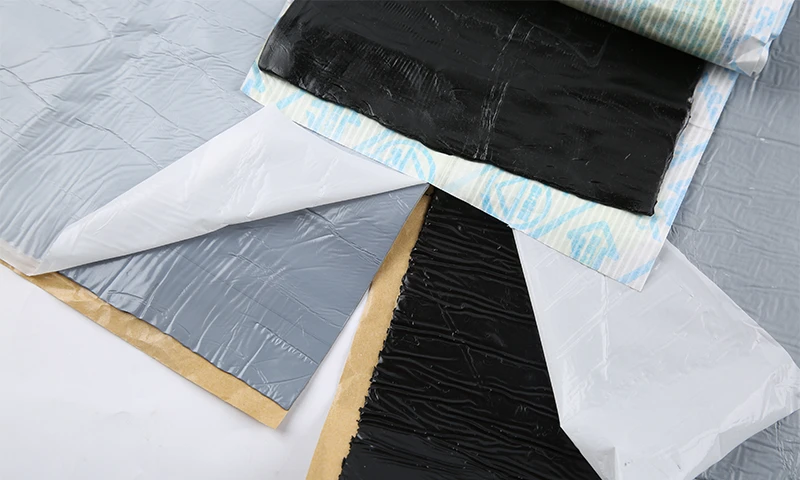 A gray sealant and two black sealants double-sided butyl tape