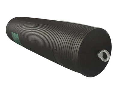 A black rubber variable diameter pipeline sealing airbag